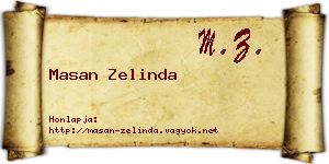 Masan Zelinda névjegykártya